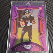 2023 Panini Certified - Rookies Bijan Robinson #111 Mirror Purple 9/10 (RC)
