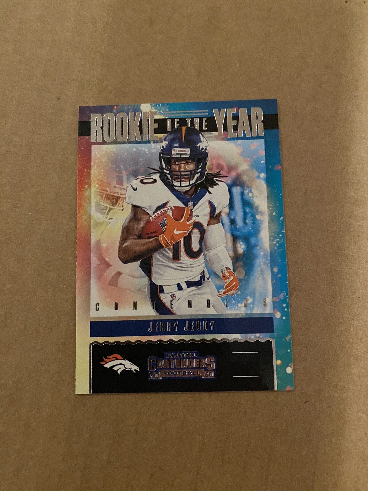 2020 Panini Rookie of the Year Contenders RY-JJE Jerry Jeudy Broncos