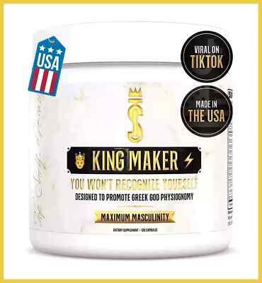 King Maker Anabolic Supplement for Men, 13-in-1 Top Shelf Grind ( 120 capsules )