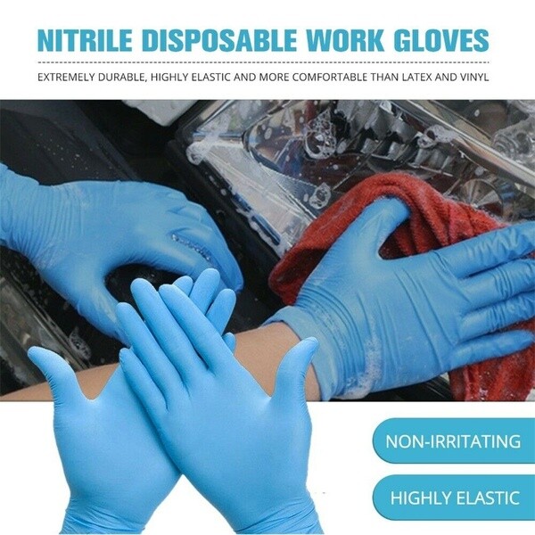 20 Nitrile Gloves Food Grade ( Vinyl Latex Free ) Large eBay