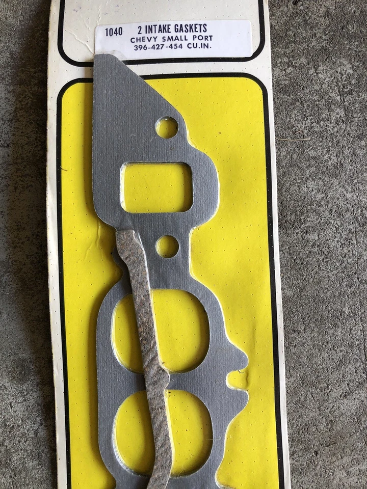 Mr Gasket Speedy Industires Intake Gaskets NOS Chevy 396 427 454 Small Port - Image 2 of 4