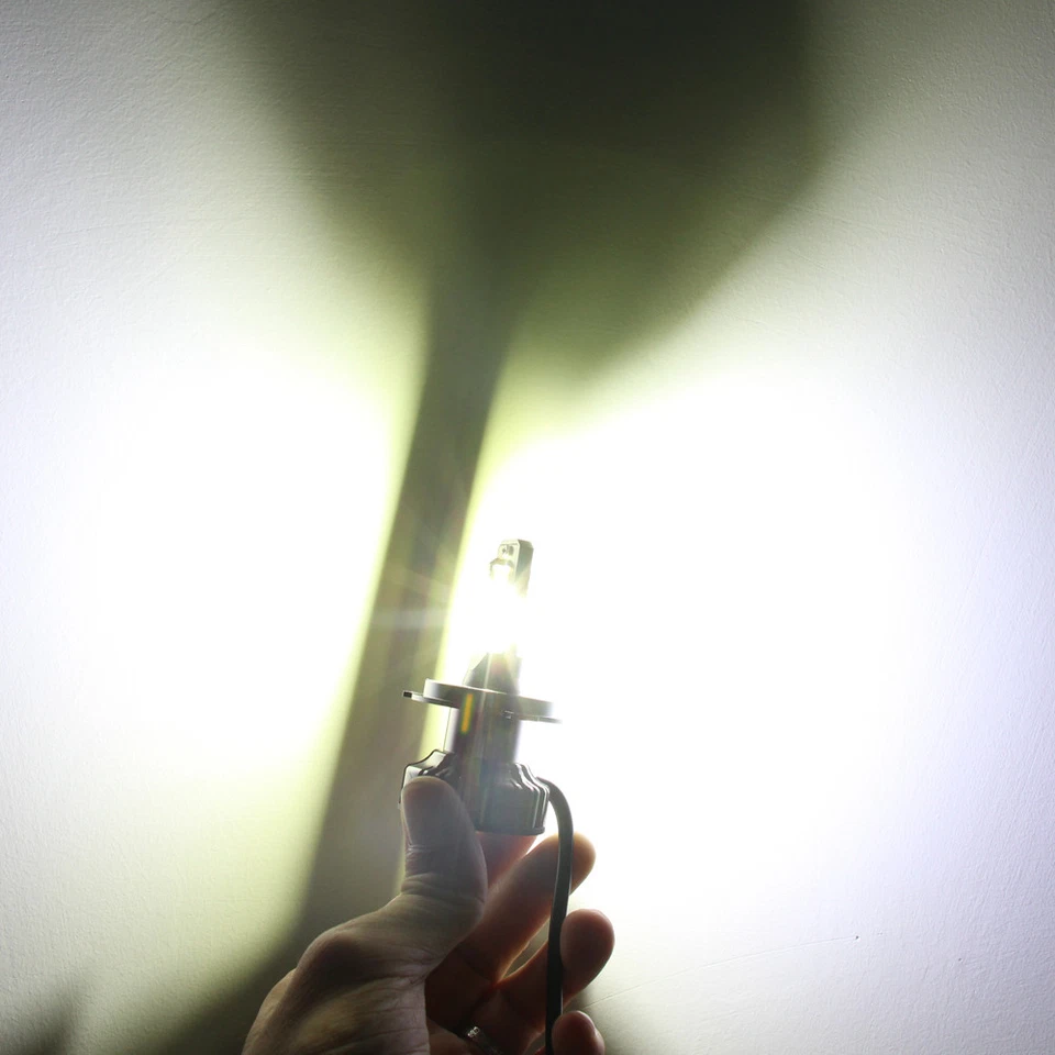 Bombilla antiniebla LED 9003 Allá Lighting|Faro alto bajo doble haz imitador halógeno Foto 3 de 4