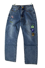 Round Two x LRG Mens Light Wash Indigo Observatory Classic 47 Fit Jeans NWT S