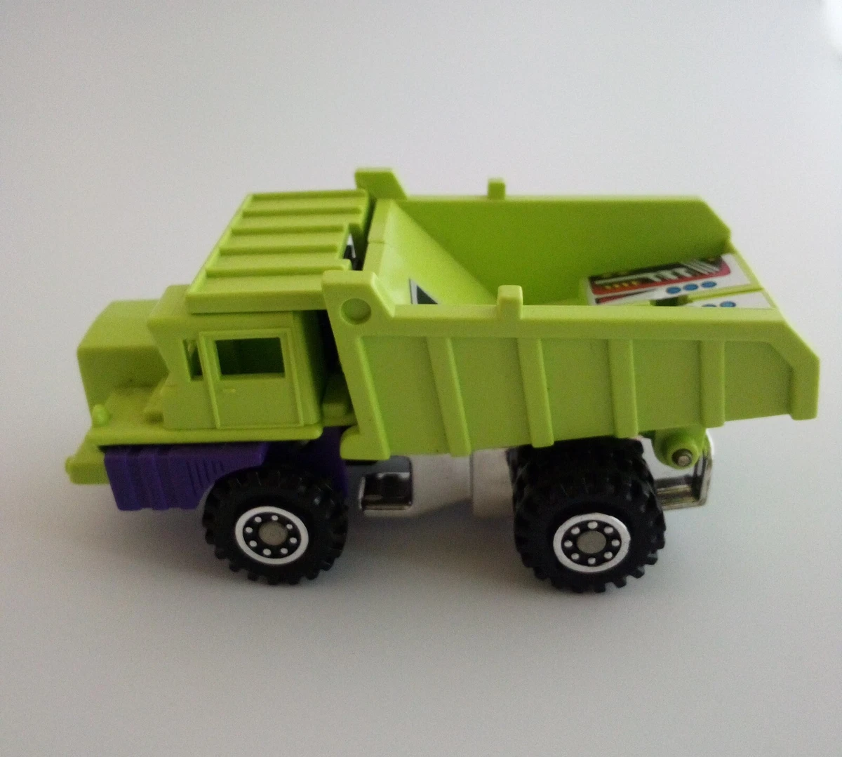 Green dump sales truck toy