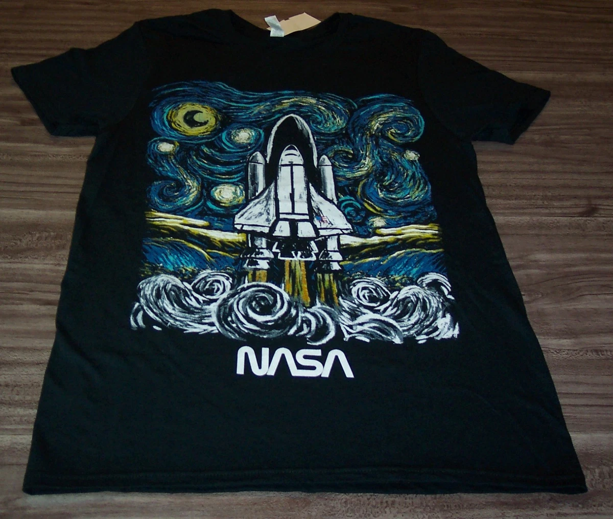 NASA POP ART Spaceship Rocket T-Shirt SMALL NEW w/ TAG | eBay