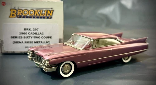 Brooklin BRK 207 1960 Cadillac Series Sixty-Two Coupe (Siena Rose Metallic)