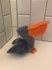 TY Beanie Baby Scoop The Pelican Beanbag Toy July 1, 1996 Birthday MWMT