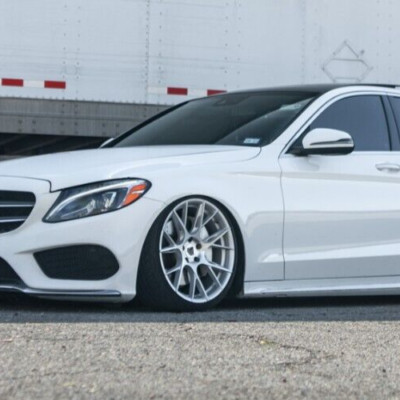 20'' Blaque Diamond BDF18 Brushed Silver Wheels for MercedesBenz S63AMG S500 S550