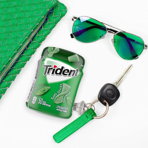 Unwrapped Spearmint Sugar Free Gum, 4 Bottles of 50 Pieces (200 Total Pieces) - Bild 5 von 12