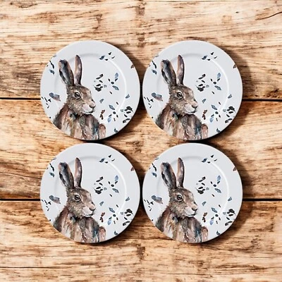 MEG HAWKINS. Hare Dinner Plates Meg Hawkins Animal Dinner Plates Home Kitchen Set of 4 NG