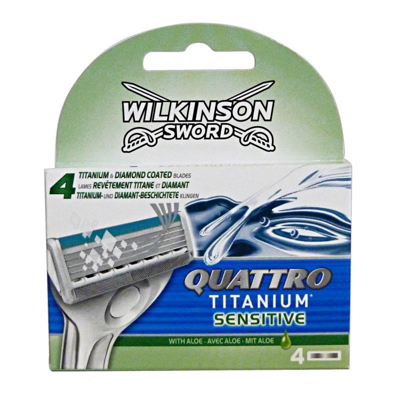 WILKINSON RICAMBI QUATTRO TITANIUM SENSITIVE 4 PZ.