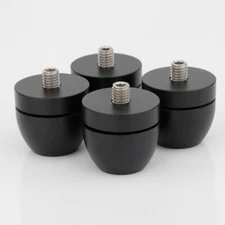 HiFi Speaker Turntable Isolation Stand Feet Base Pad with Stainless Steel Ball