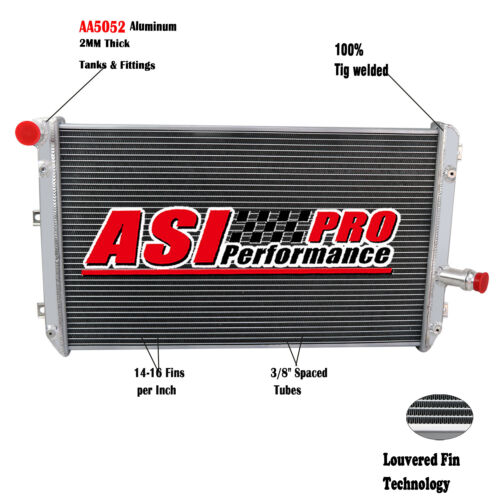 Aluminum Radiator For 2006-14 2009 Volkswagen Jetta 2010-13 Audi A3 Quattro 2.0L - Picture 1 of 6
