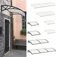 Outdoor Window Door Canopy Awning Shelter Wall Mounted Sun Shade Rain Cover UK