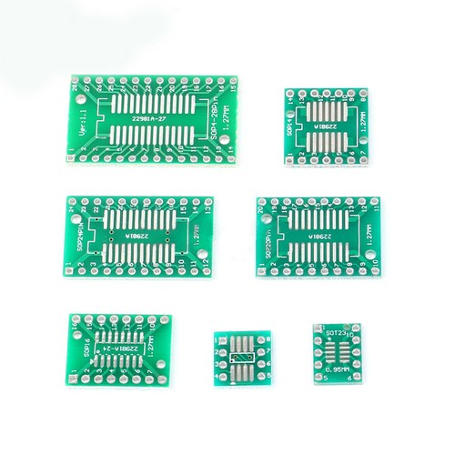 SMD - DIP PCB Board MSOP/SOP/SSOP/TSSOP/SOT23 to DIP Adapter Universal Board - Picture 1 of 9