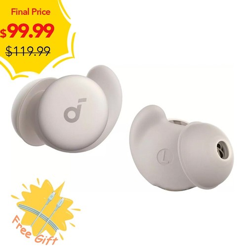 Soundcore Sleep A20 Noise Blocking Sleep Earbuds Sleep Monitor 80Hr Play |Refurb