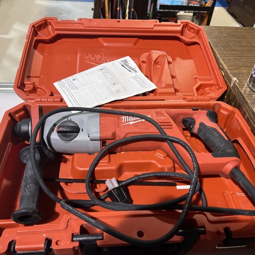 Milwaukee 526221 1" SDS Plus Rotary Hammer Drill w/Case TESTED Plus