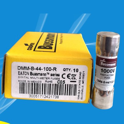 10PC new Bussmann DMM-B-44/100-R 0.44A 1000V Fast Acting Fuse