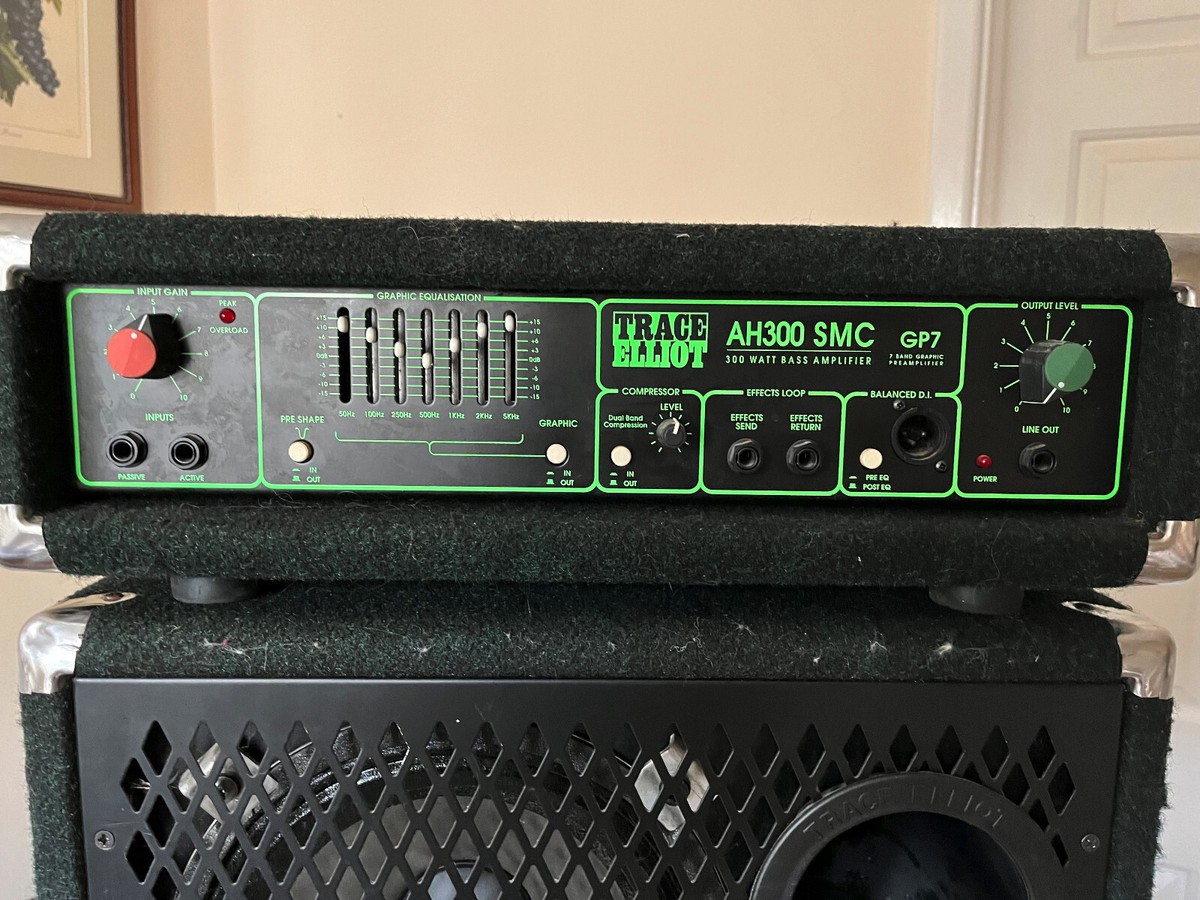 Trace Elliot AH300 SMC GP7 300W bass amp head with 1x15