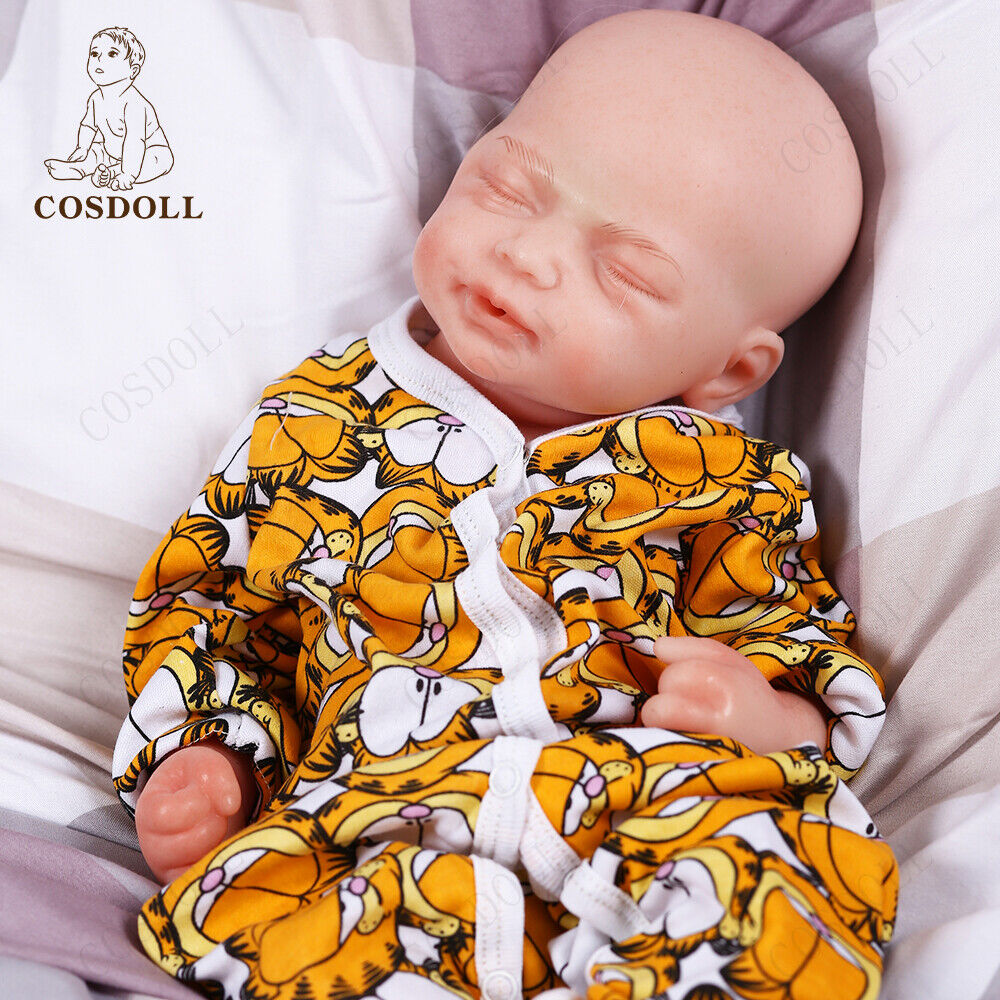 COSDOLL 18.5"Reborn BOY Doll W/Drink-Wet System Full Body Soft Silicone BabyDoll