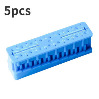 5pc，Dental Root Canal Measuring Table/Ruler Endodontic Block Files Dentist Ruler