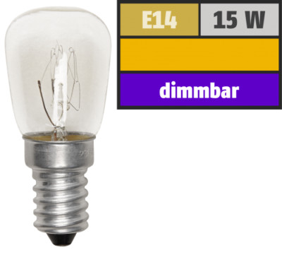 Kühlschranklampe AEG LIEBHERR Kühlschrank Lampe E14 Glühbirne Glühlampe 15W Neu