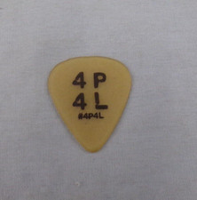 Dustin Lynch 4P 4L 4 Players For Life Clear Yellow Guitar Pick ~ 2018 Tour ~ EUC