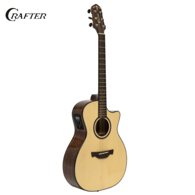 Crafter Able Series Orchestra Acoustic Electric Guitar Cutaway ABLE T600CE N