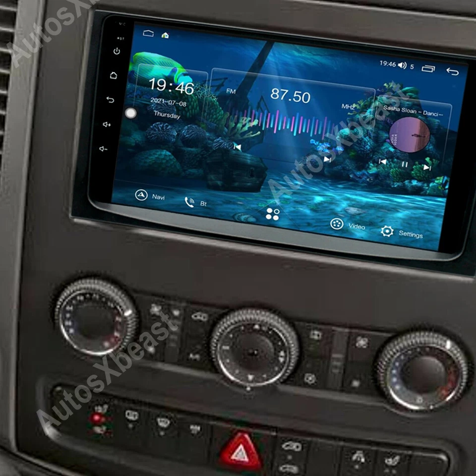 Wireless Apple CarPlay Radio For Mercedes Benz Sprinter 2500 2011 2012 2013-2017 Foto 2 de 4