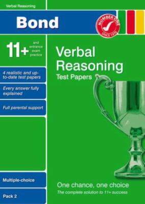 Bond 11+ Test Papers Verbal Reasoning Multiple-Choice Pack 2, Down, Frances, Goo