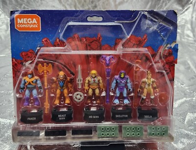 Faker, Beast Man, He-Man, Skeletor, and Teela Masters of the Universe