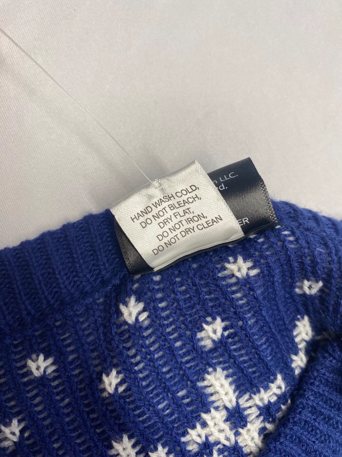 The Office Dunder Mifflin Dark Blue Ugly Christmas Sweater Medium