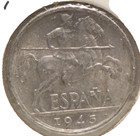 Spain, 1945 10 Centimes, KM766, AU, NR, 7-16 — photo 1