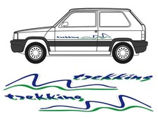 KIT ADESIVI FIAT PANDA TREKKING 4X4 PRIMA SERIE (COLORE BLU/VERDE)