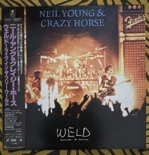 NEIL YOUNG  CRAZY HORSE: WELD/LIVE/JAPAN LASERDISC/OBI/LIKE NEW/FREE SHIPPING 