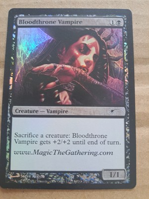 Mtg Bloodthorne Vampire Foil 2012 Friday Night Magic Promo