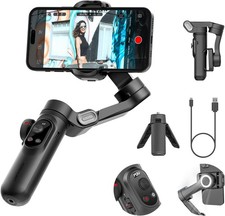 Smart X Pro Phone Gimbal Stabilizer for iPhone Android Smartphone Black 