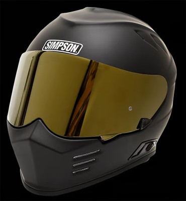 Simpson Motorcycle MBGSE Mod Bandit Gold Ext Shield