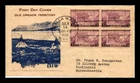 Dr Jim Stamps Oregon Territory Centennial Block First Day Issue Cachet Cover