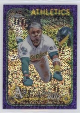 2024 Topps Chrome Purple Speckle Refractor 129/299 Esteury Ruiz #241 fm0