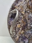 Natural Amethyst Agate 12" Serving Tray With Silver  Edges &Handles  — photo 5