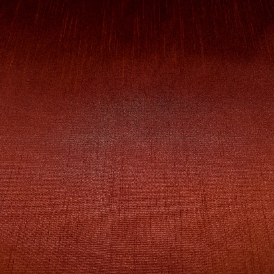 COPPER PENNY FAUX SILK POLY DUPIONI FABRIC 58" BY THE YARD COPPER BRICK BATINA - Image 2 of 4