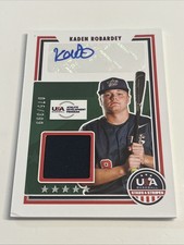 2022 Panini Stars & Stripes Kaden Robardey /399 Auto Signatures #SSS-KD RC