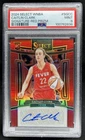 2024 Panini Select WNBA Caitlin Clark Signatures RC Red Prizm Auto #/99 PSA 9