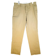 Polo Ralph Lauren Khakis Mens 32x32 Beige Cotton Flat Front Chino Pants