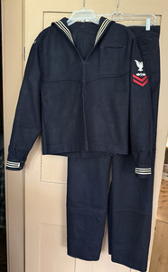 navy dress blues for sale USMC MALE ENLISTED BLUE DRESS / BLUE-WHITE DRESS UNIFORM ("A" AND "B")