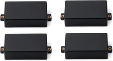Pack of 4pcs Closed Plastic Humbucker Pickup Covers for Electric Guitar Replacem