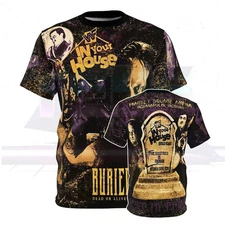 WWF Buried Alive Undertaker vs Mankind Wrestling Retro Fan Gift Shirt