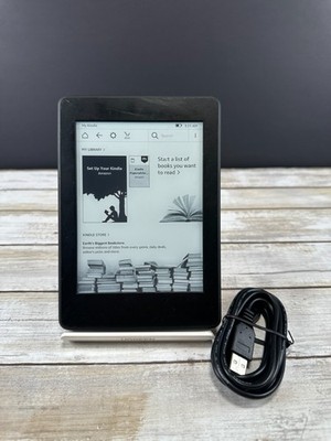Amazon Kindle Paperwhite (7th Gen.) DP75SDI 4GB Wi-Fi 6'' eReader Works!! Read!!