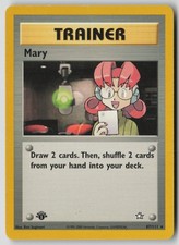 Mary 87/111 Rare Neo Genesis Pokemon 1st Edition LP on eBay